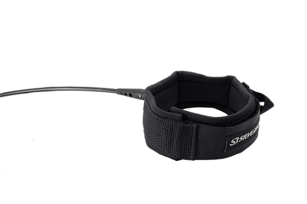 Leash Surf SILVERBAY PRO / LONG JOELHO 10' 7mm - Preto