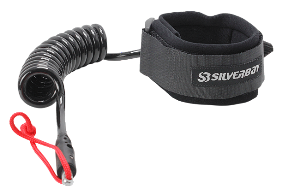 Leash Surf SILVERBAY PRO / BODYBOARD BÍCEPS SMALL 4' 8mm - Preto