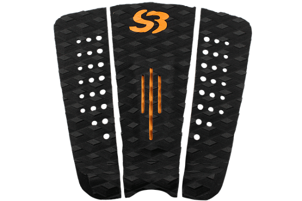 Deck Surf Silverbay Signature MIGUEL PUPO / Preto - Laranja