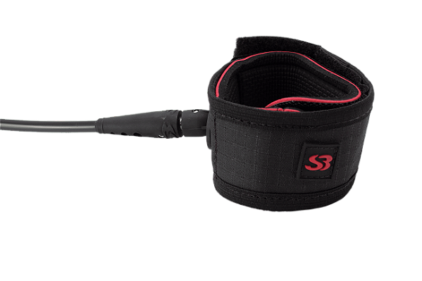 Leash Surf SILVERBAY PRO SLIM / FUN 8' 7mm - Preto