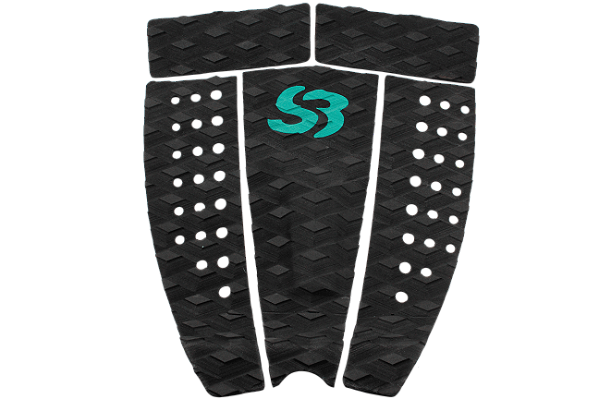 Deck Surf Silverbay KIDS / Preto - Verde Bandeira