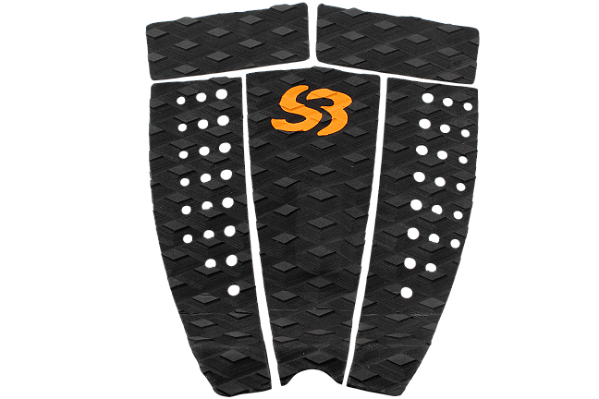 Deck Surf Silverbay KIDS / Preto - Laranja