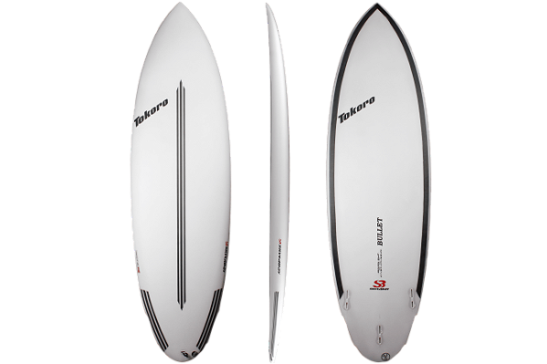Prancha de Surf Shortboard Tokoro Bullet 6'1x 20 1/8 x 2 3/4 x 36,22 lts - Epóxy