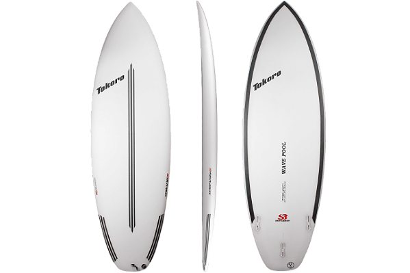 Prancha de Surf Shortboard Tokoro Wave Pool 6'2 x 21 3/4 x 2 15/16 x 43,38 lts - Epóxy
