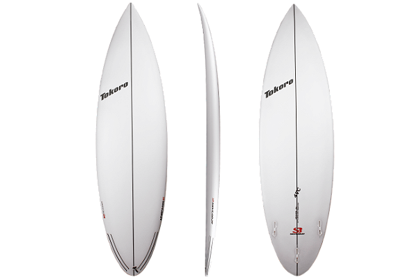 Prancha de Surf Shortboard Tokoro 4VC 6'5 x 19 3/4 x 2 3/4 x 36,11 lts - PU