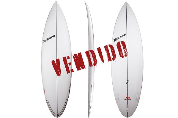 Prancha de Surf Shortboard Tokoro 4VC 6'5 x 19 3/4 x 2 3/4 x 36,11 lts - PU