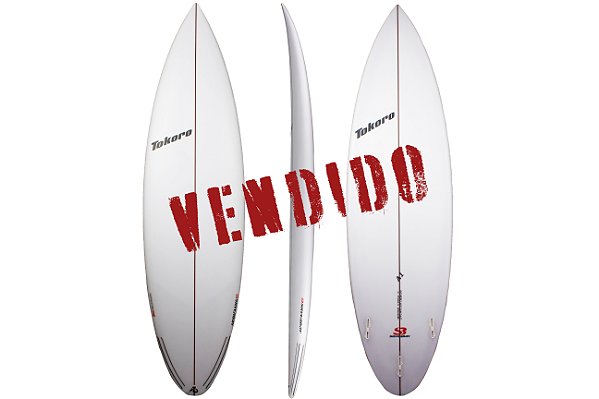 Prancha de Surf Shortboard Tokoro - A1 6'4 x 19 1/2 x 2 3/4 x 36,00 Lts - PU