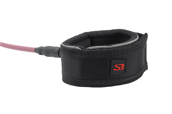 Leash Surf SILVERBAY PRO SLIM / BIG WAVE 7' 8mm - Marsala
