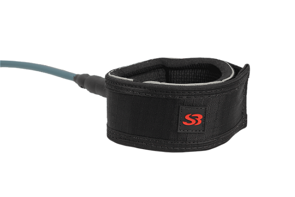 Leash Surf SILVERBAY PRO SLIM / BIG WAVE 8' 8mm - Azul Petróleo