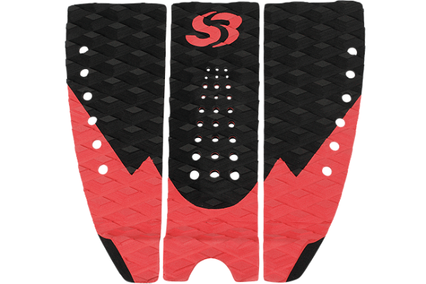 Deck Surf Silverbay LION 2.0 Recorte / Preto - Vermelho