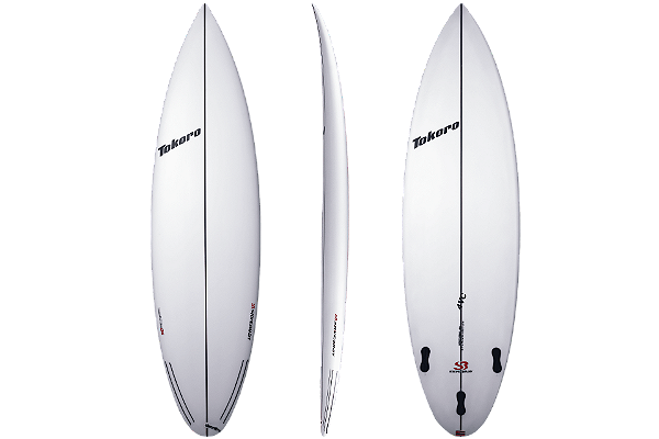 Prancha de Surf Shortboard Tokoro - 4VC - 6'1 x 19 x 2 1/2 x 29,97 - PU