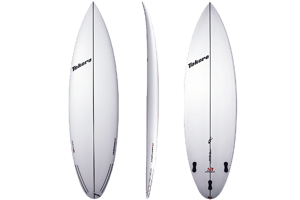 PRANCHA DE SURF SHORTBOARD TOKORO 4VC 6'4 x 19 1/2 x 2 5/8 x 33,64 LTS - PU