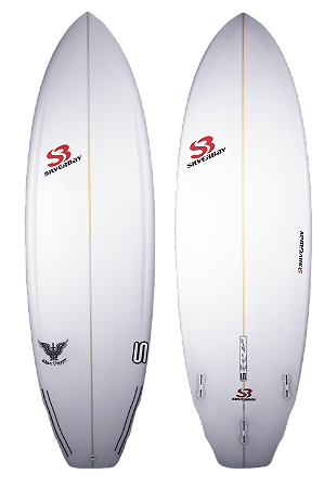 Prancha de Surf Silverbay Wave Dagger 6'0 x 21 1/4 x 2,55 x 36,90 litros - PU