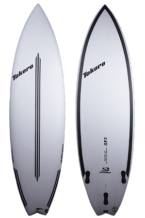 PRANCHA DE SURF SHORTBOARD TOKORO - SF3 5'10 x 19 x 2 7/16 X 28,89 LTS - EPOXY
