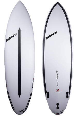 PRANCHA DE SURF SHORTBOARD TOKORO - BULLET 6'2 x 19 7/8 x 2 3/4 x 36,48 LTS - EPÓXY