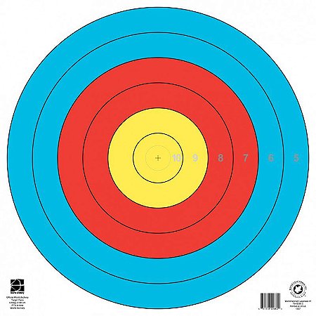 Alvo Oficial World Archery Avalon - Outdoor 80cm