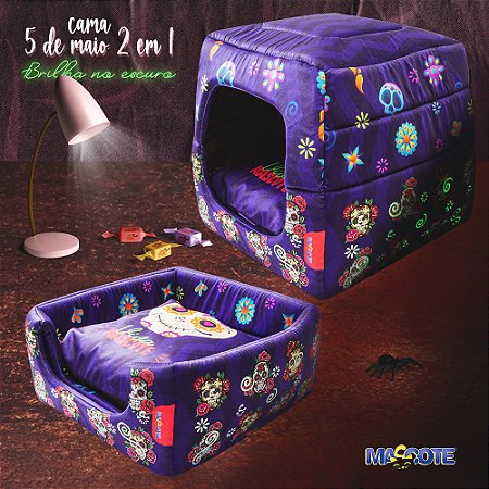 CAMA TOCA 2 EM 1 - Ref 752 - Cama Cinco de Maio - Brilha no escuro!