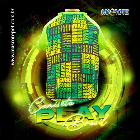 Ref 965 Camiseta Play - Brasil