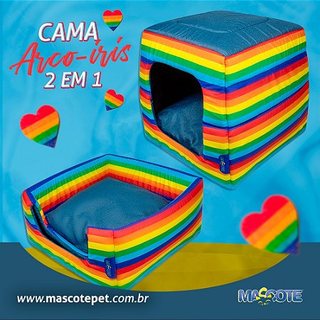 CAMA TOCA 2 EM 1 - 796 Arco-Íris
