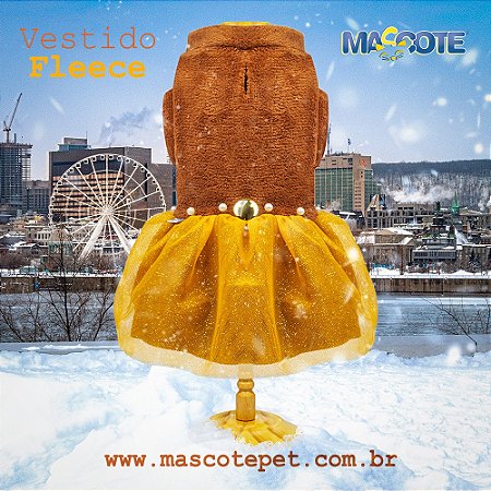 Ref 988 Vestido Fleece