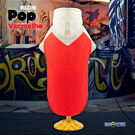 REF 360 MOLETOM POP VERMELHO