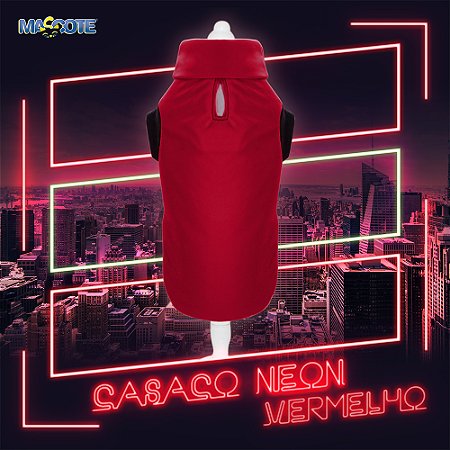REF 805 CASACO NEON VERMELHO