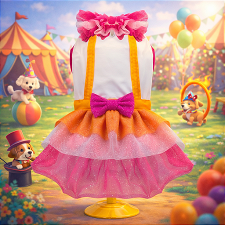 REF 382 - VESTIDO PALHAÇA