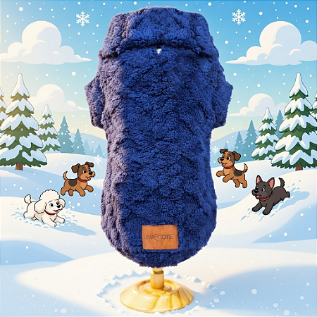 REF.507 - CASACO JAQUARD AZUL