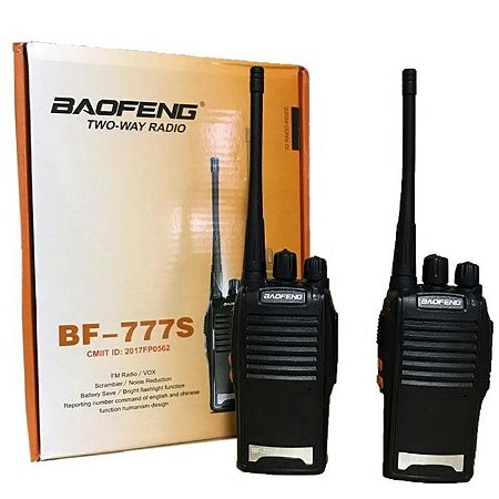 Rádio Comunicador Baofeng BF 777-s