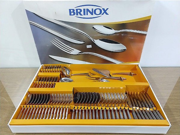 Faqueiro Brinox Turim 61pcs