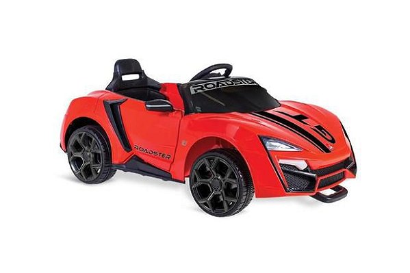 Roadster Elétrico Bandeirante 12v R/C Vermelho 2905