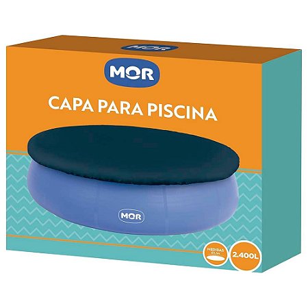 Capa Piscina Splash Mor 2400L Azul