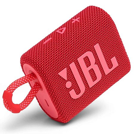 Caixa de Som Bluetooh JBL GO 3 Vermelha