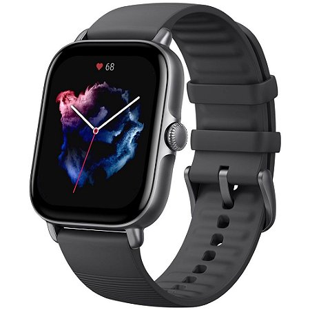 Relógio Smartwatch Amazfit GTS 3 Preto