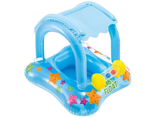 Boia Intex Baby Float Fundo do Mar C/ Cobertura