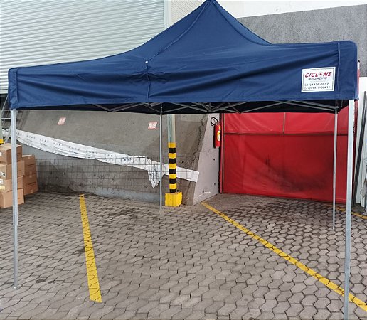 Tenda Gazebo 3mx3m Aço Galvanizado Articulada