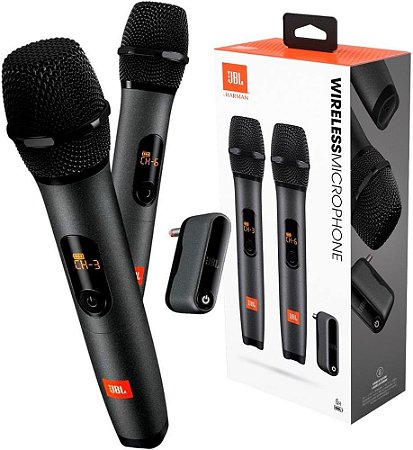 Microfone JBL Wireless 2 Microfones