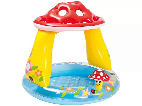 Piscina Intex Cogumelo Infantil Inflável 45L - 57114