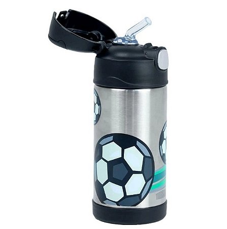 Garrafa Térmica Thermos Orlando Infantil Futebol 355Ml