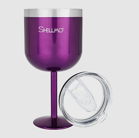 Taça Térmica Shellmo 530ml Roxo Purpura