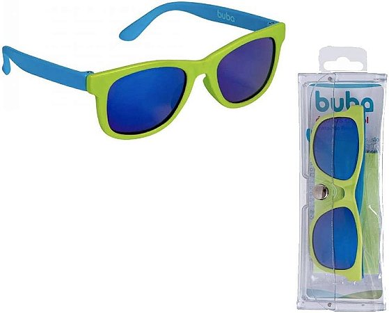 Óculos de Sol Buba Infantil Verde/Azul