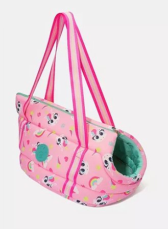 Bolsa de Transporte Puket para Pets Unicórnio Rosa