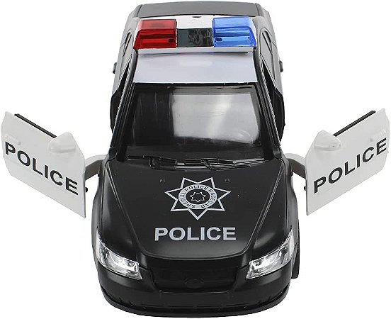 Carro de Polícia BBR com Sirene Luzes Som - R3038