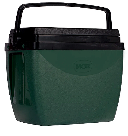 Caixa Térmica Mor 18L Verde/Preta