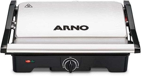 Sanduicheira Grill Arno Dual Inox Abertura 180° 110v SW332