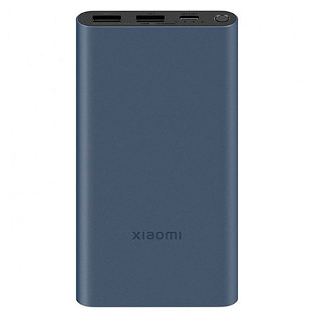 Carregador Portátil Xiaomi 10000Mah Power Bank Azul