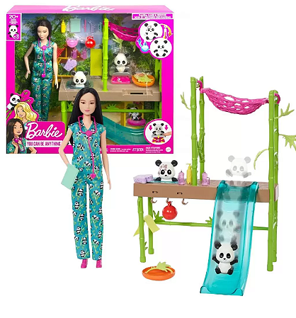 Barbie Profissões Cuidados E Resgate De Pandas HKT77