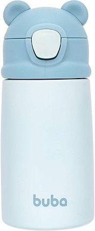 Copo Térmico Buba 320ml Parede Dupla Ursinho Azul