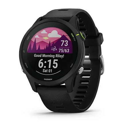 Relógio Smartwatch Garmin Forerunner 255 Preto