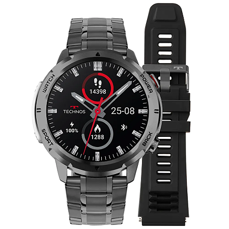 Relógio Smartwatch Technos Connect Sports Call Preto